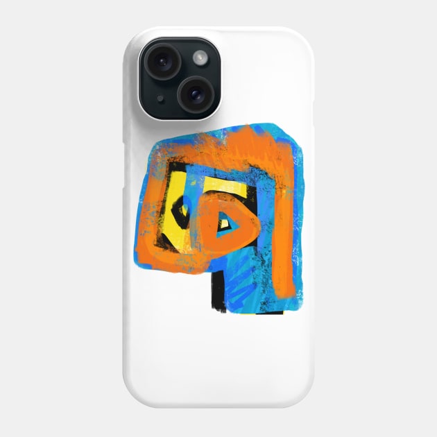 face Phone Case by Angel Rivas