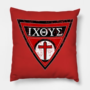 The Greatest Christian Hero Shield Version 1 Pillow