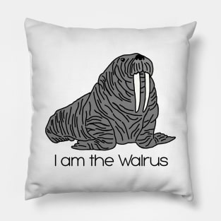 I am the Walrus Pillow