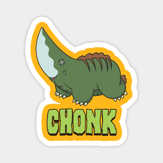 Ronny Chonk Magnet by Gridcurrent