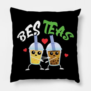 Bubble Milk Tea Lover Gift for Friends  Best Teas Pillow