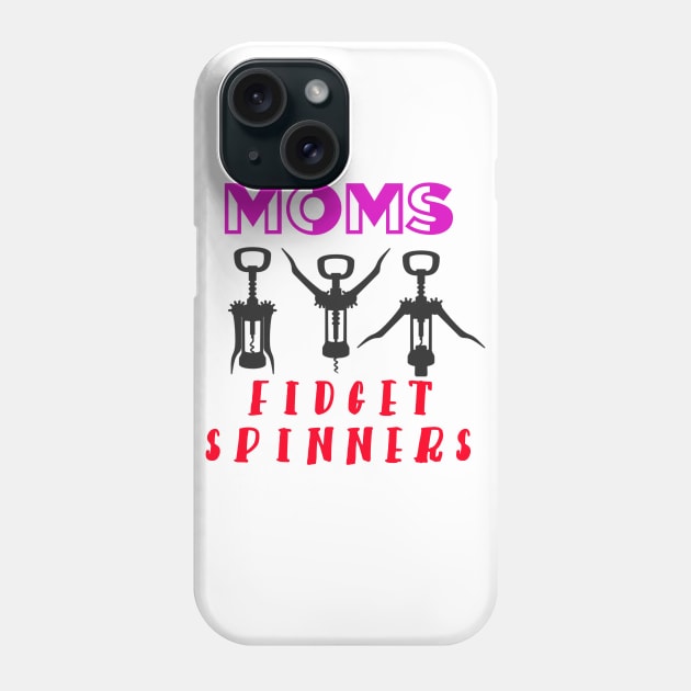 Moms Fidget Spinners Mommy Gift Phone Case by Graffix