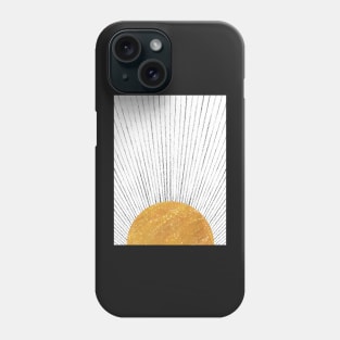 Abstract sun Phone Case