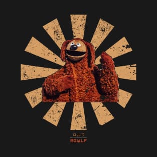 Rowlf The Dog Retro Japanese Muppets T-Shirt