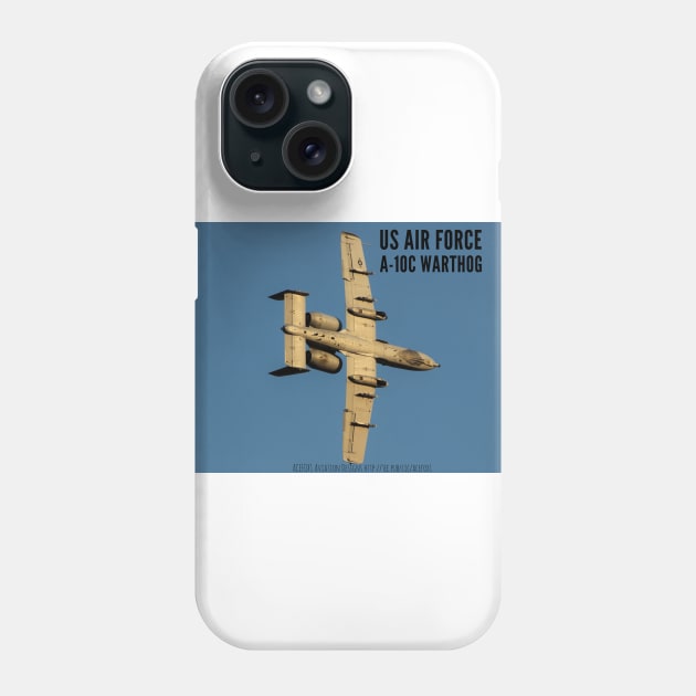 2-Sided USAF A-10C Warthog Phone Case by acefox1