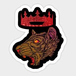 The Rat King Sticker for Sale by WhisperWillYou