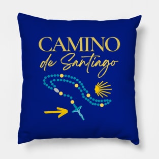 Camino de Santiago Catholic Pilgrimage Pillow