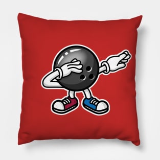 Dab dabbing bowling ball bowling alley strike spear Pillow