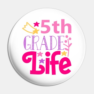 5th Grade Life Pin