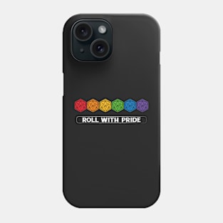 Roll with Pride (d20 dices) Phone Case