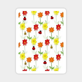 BEES Ladybugs And Nature Magnet