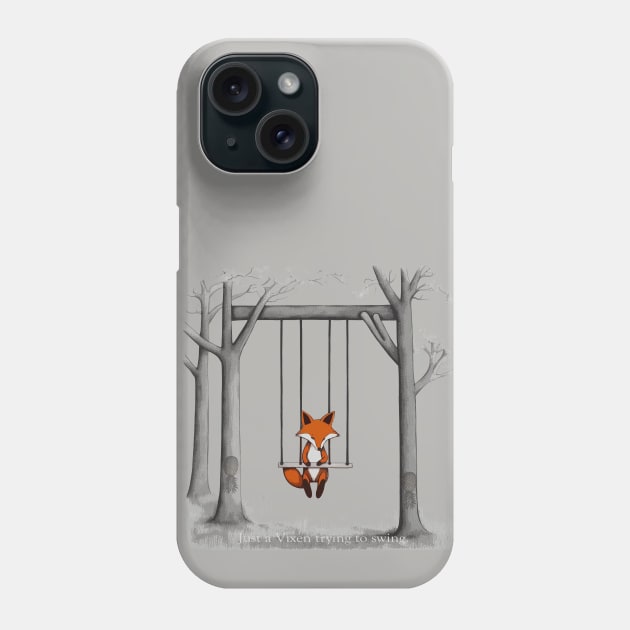 Just a vixen trying to swing Phone Case by Vixen Games