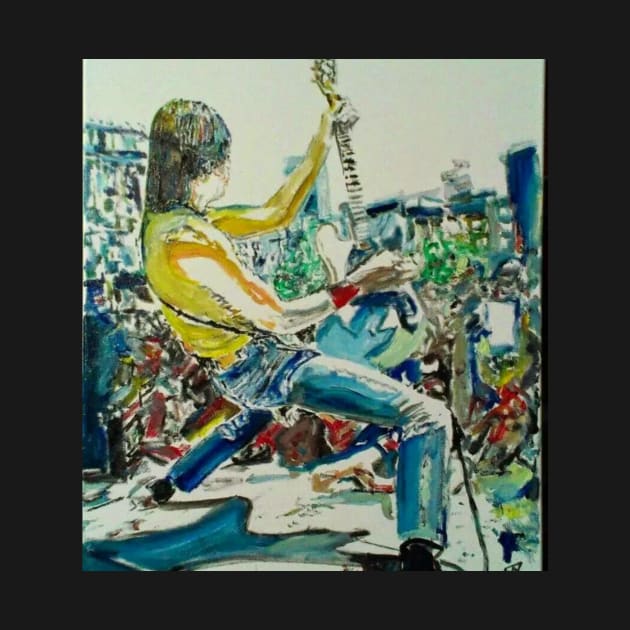 Johnny Ramone by Mike Nesloney Art