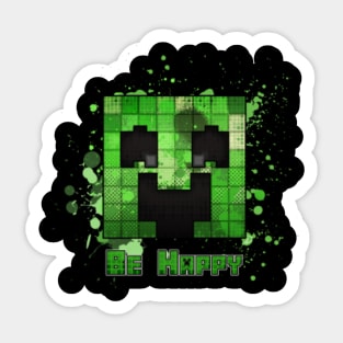 Minecraft Creeper Sticker for Sale by qloc