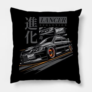 LANCER EVO 9 HOT BRAKE - PAPAYA STREETART Pillow