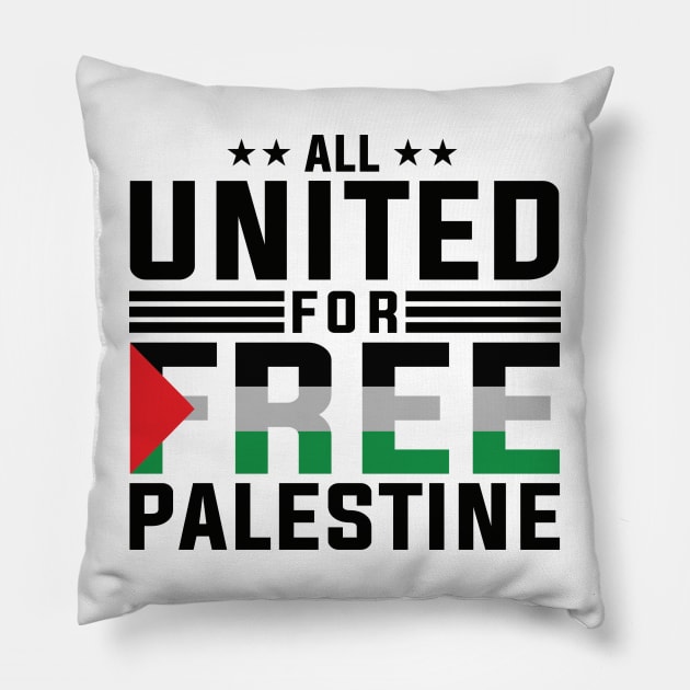 Free Palestine Pillow by MZeeDesigns