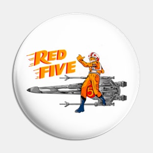 Red five Pin