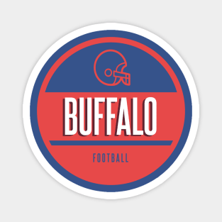 Buffalo retro football Magnet