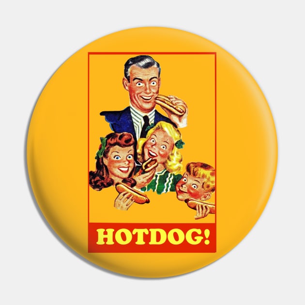 Hotdog Pin by The Curious Cabinet