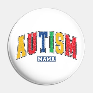 Autism MAMA Autism Awareness Gift for Birthday, Mother's Day, Thanksgiving, Christmas Pin