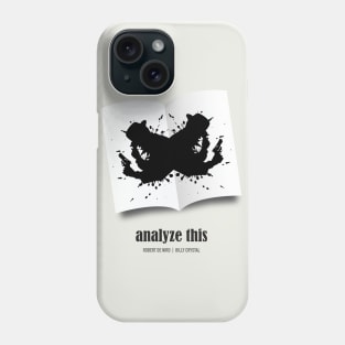 Analyze This - Alternative Movie Poster Phone Case