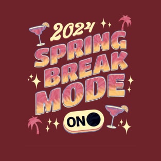 Retro Spring Break 2024 Vacation T-Shirt