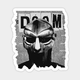 Vintage Doom Rapper Magnet