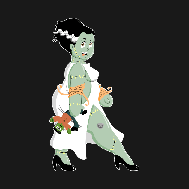 Bride of Frankenstein by scoffin