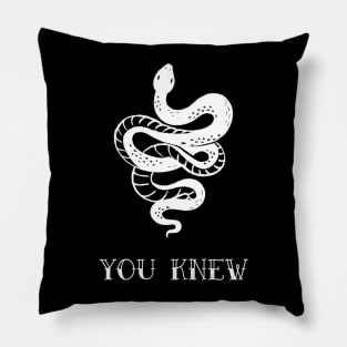 You Knew Pillow