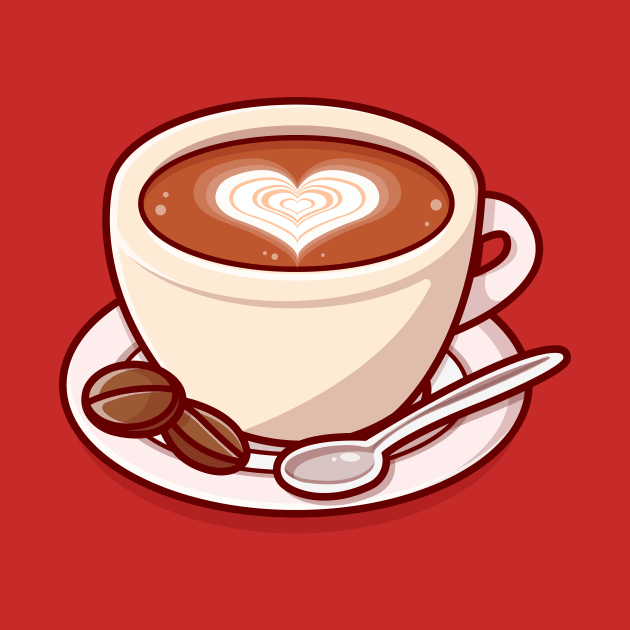 Coffee Time Cartoon Vector Icon Illustration by Catalyst Labs