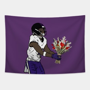 Zay Flowers Bouquet Celebration Tapestry