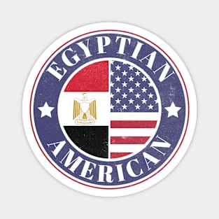 Proud Egyptian-American Badge - Egypt Flag Magnet