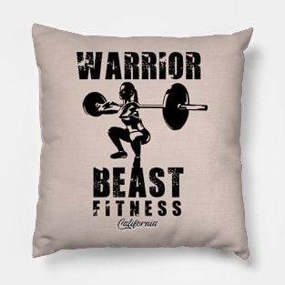 Warrior Beast Fitness California Pillow