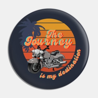 The Journey with a Motorcycle Pin