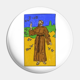 Saint Francis Pin