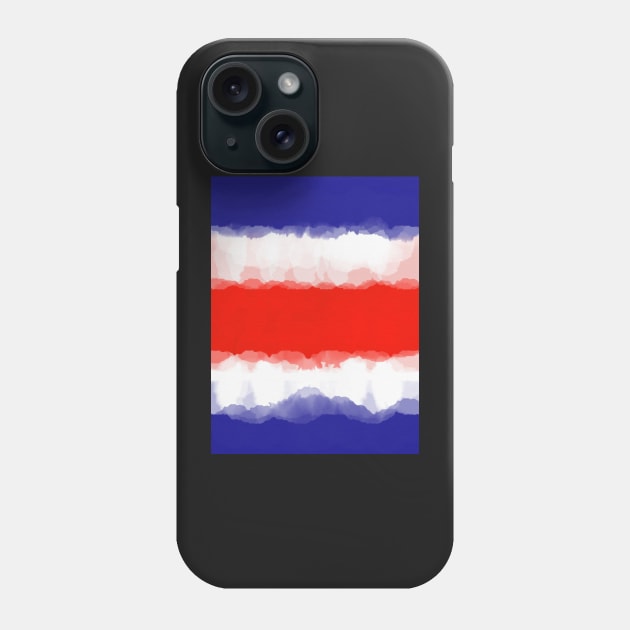 Red, White & Blue Tie Dye Phone Case by faiiryliite