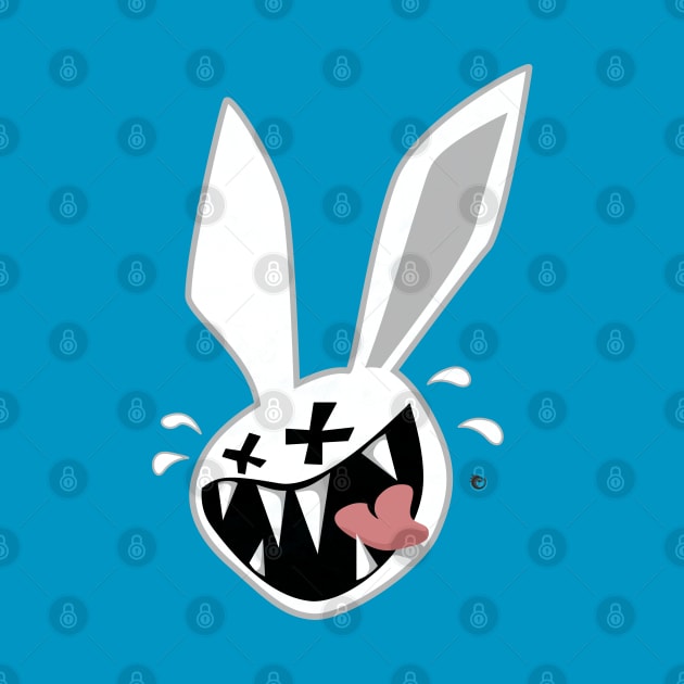 Laughing devil rabbit by vaxiin