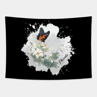 Boho Chic Floral Dreams Tapestry