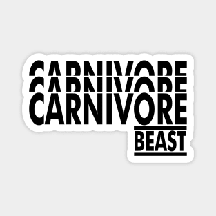 CARNIVORE BEAST Modern Style Original Design Magnet