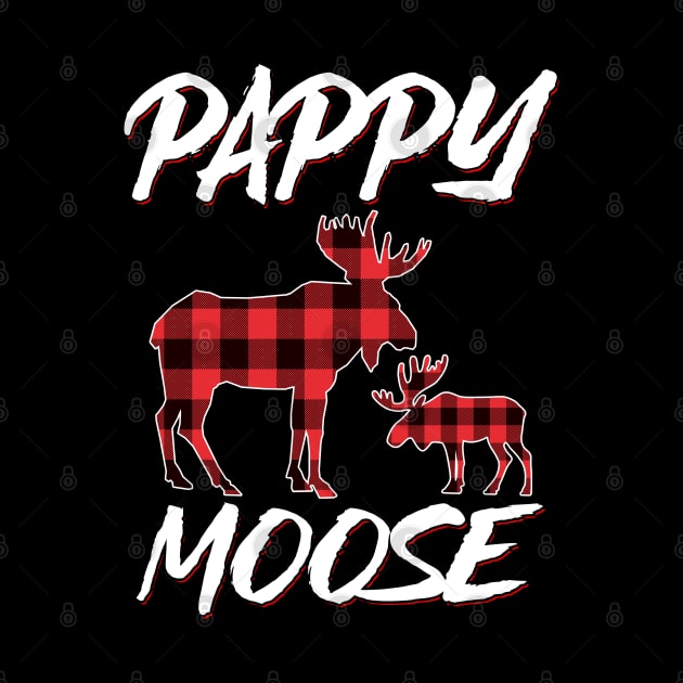 Red Plaid Pappy Moose Matching Family Pajama Christmas Gift by intelus