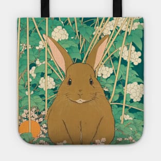 Brown Furball Frenzy and The Daily Adventures of an American Mini Rex Rabbit Bunny Tote