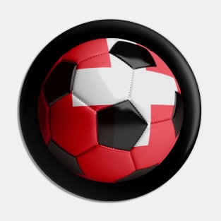 Switzerland Soccer Ball Pin