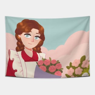 Florist heaven girl Tapestry