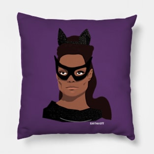 Eartha Kitt: Catwoman Pillow