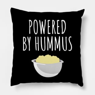 Powered by hummus Pillow