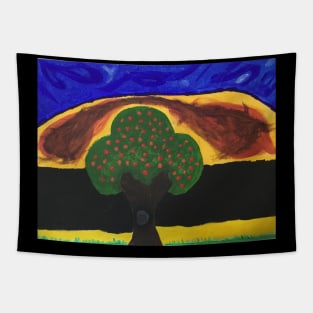 Stormy Tree Tapestry