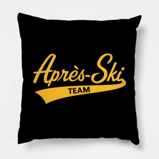 Après-Ski – Team (Lettering / Apres Ski / Gold) Pillow