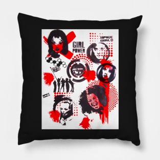 trash polka spice Pillow