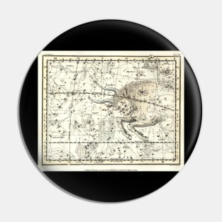 Taurus Zodiac, Celestial Atlas, Alexander Jamieson Pin