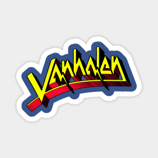 Van Halen - Original First Album VH logo Superhero Style Magnet